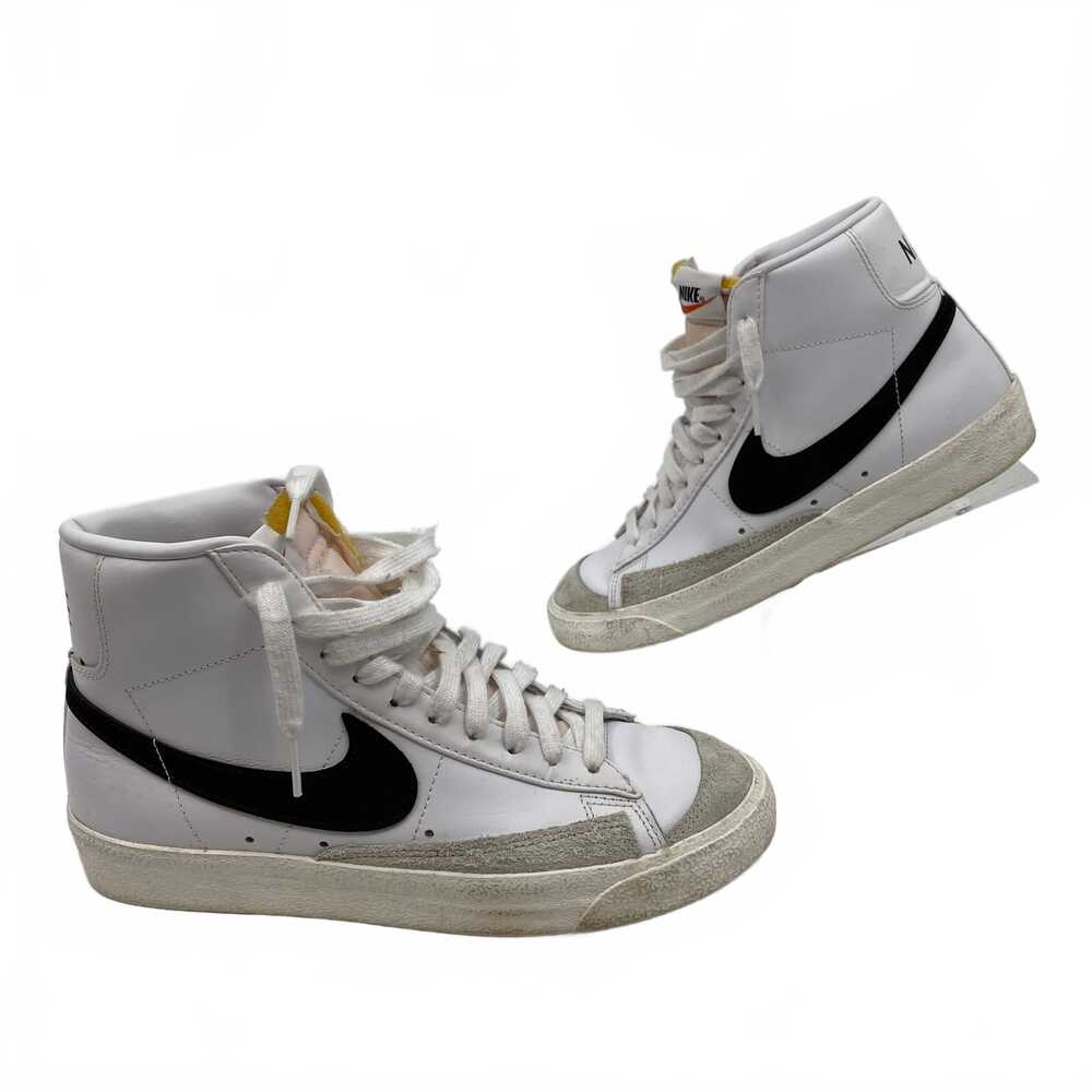 Nike White Black Leather Sneakers | Women’s US 8